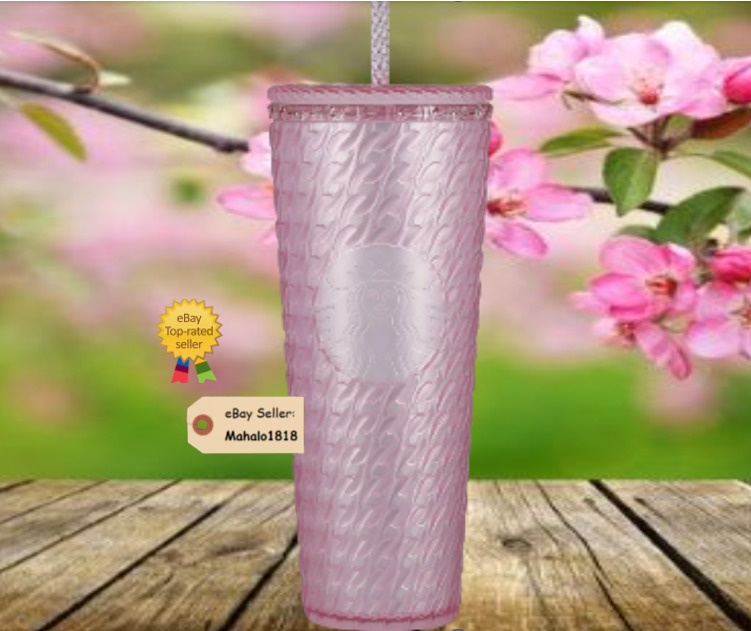 💗Starbucks Valentine's Day 2024 Chain Link Pink Cold Cup Vente Tumber NWT