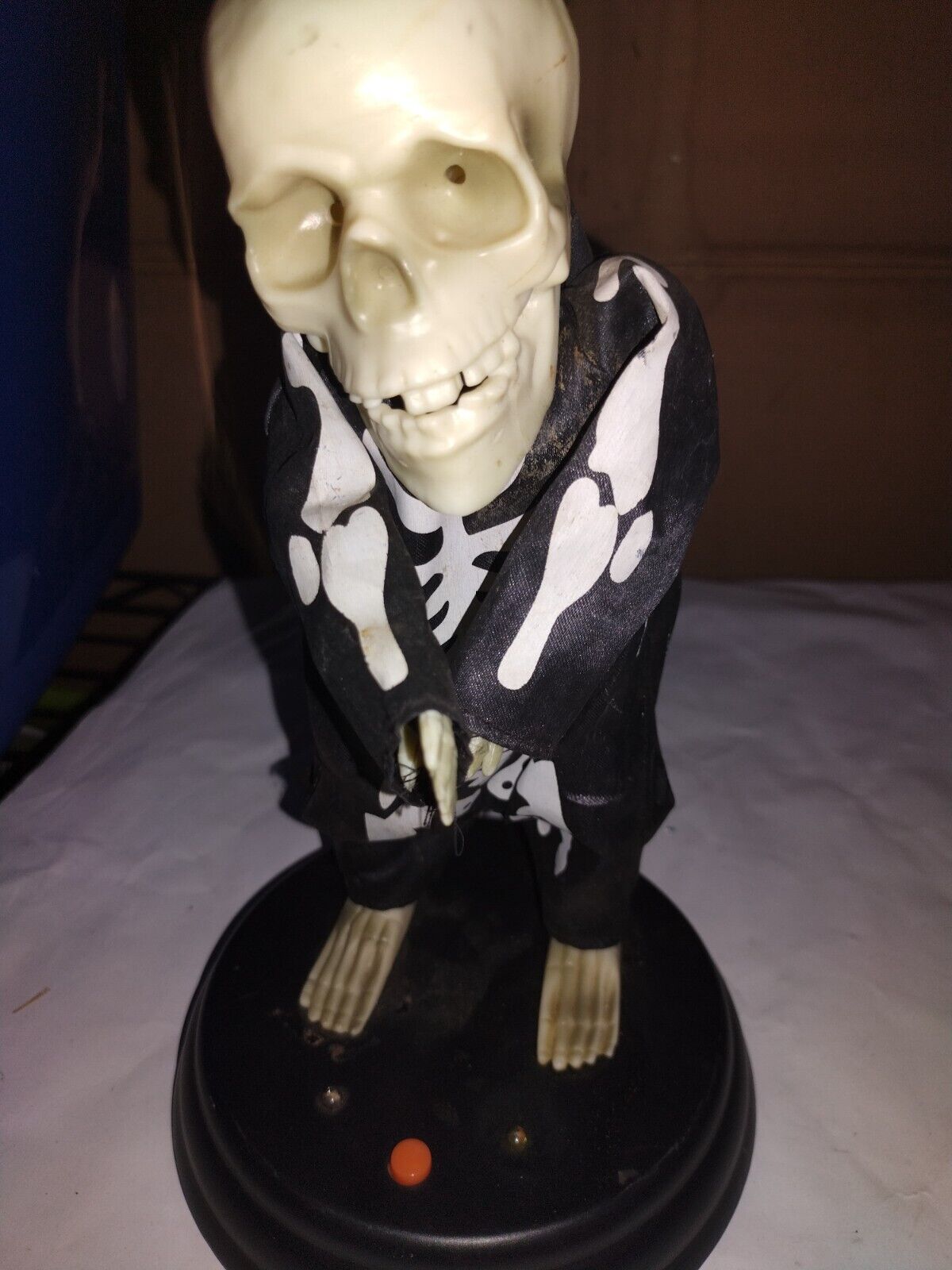 2007 Gemmy Groovin Ghoul Dancing Skeleton Grave Raver \