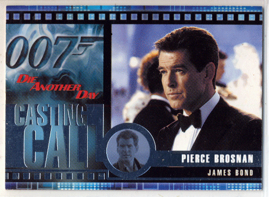 2002 James Bond 007 Die Another Day Casting Call Chase Cards U-Pick