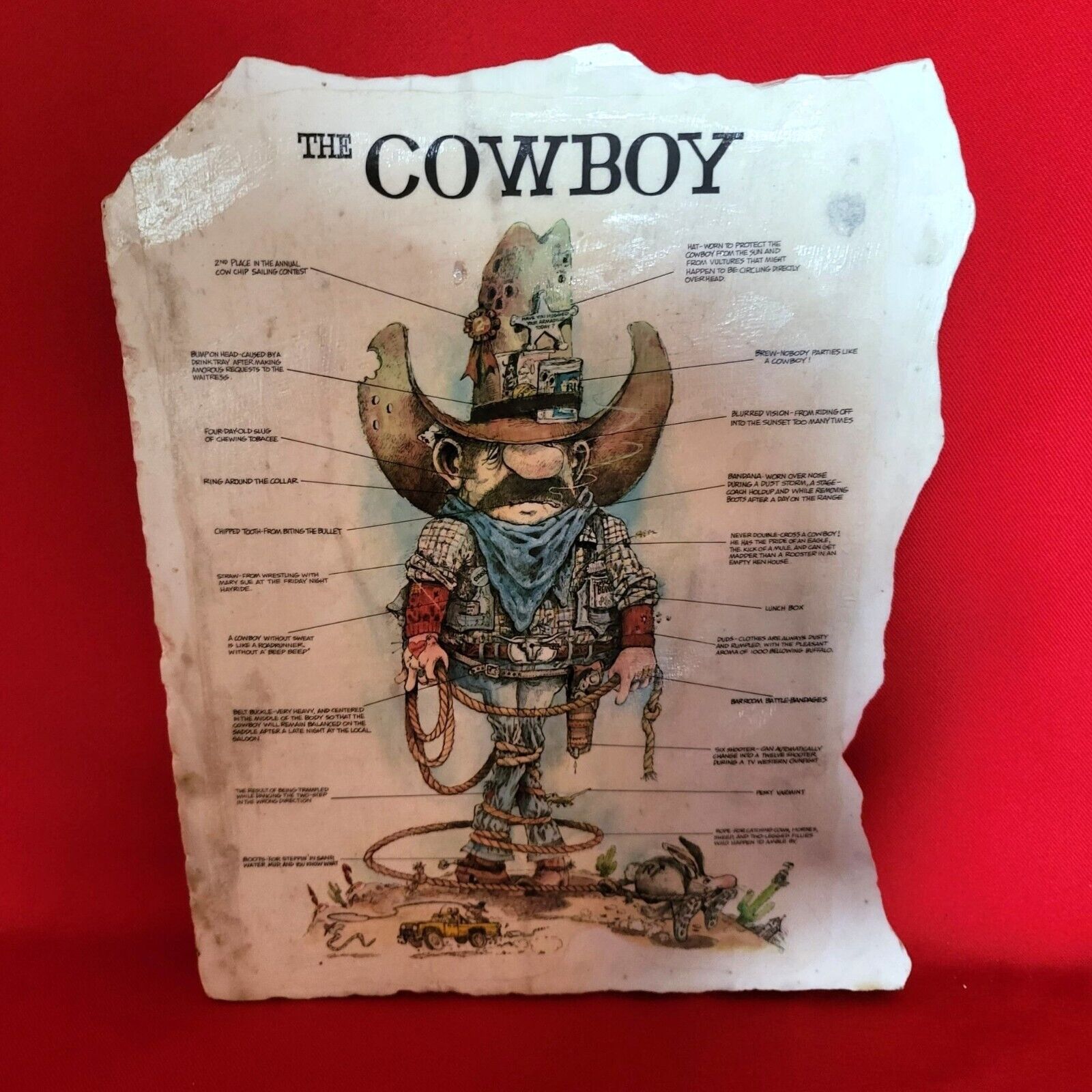 The Cowboy Picture by Gary Patterson on Marble Stone