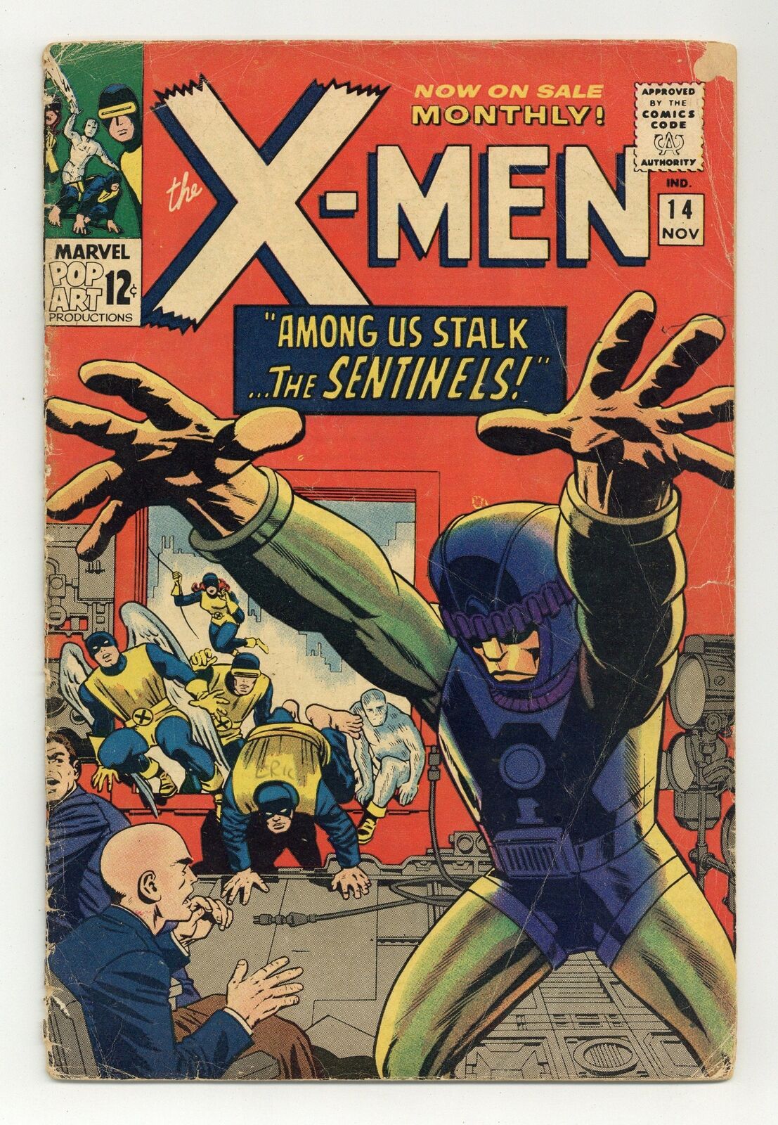 Uncanny X-Men #14 PR 0.5 1965 1st app. Sentinels