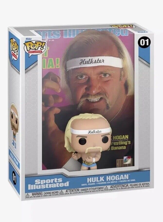 Sports Illustrated WWE Hulk Hogan Funko Pop Cover Figure With Case In Stock Now