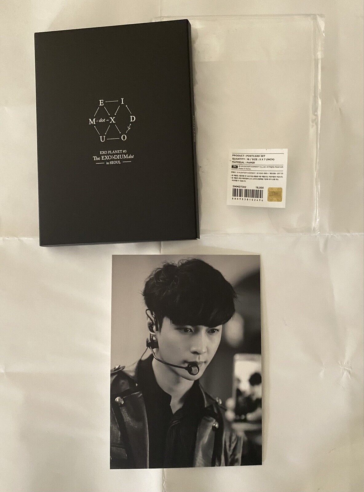 EXO Lay Limited Official Postcard SMTown \