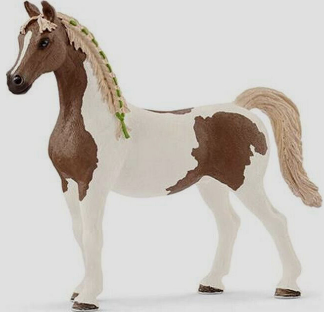 SCHLEICH NEW SEALED TAGS PINTABIAN MARE 13838 Pinto/ Paint Arabian HORSE RETIRED