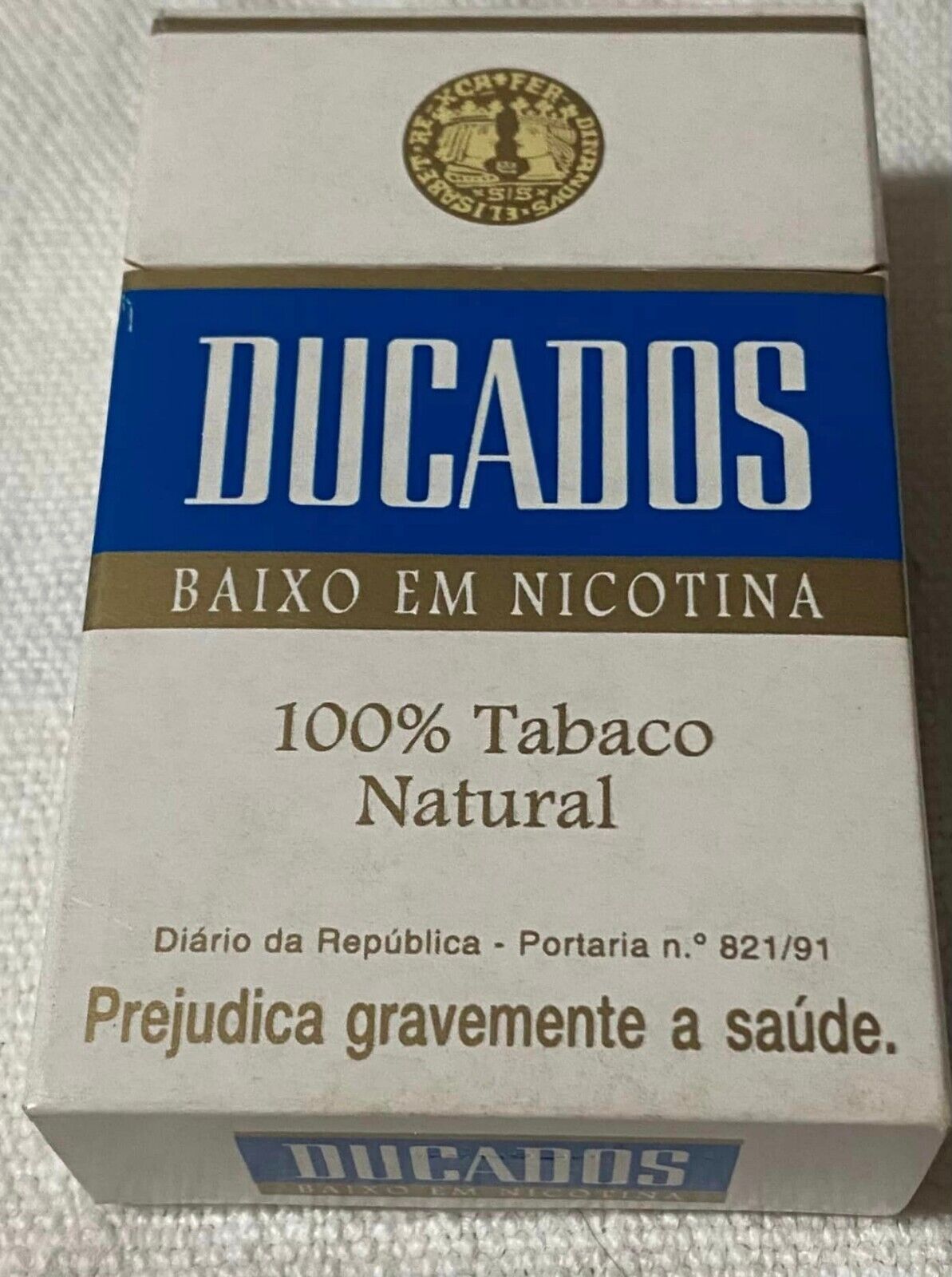 Vintage Ducados Cigarette Cigarettes Cigarette Paper Box Empty Cigarette Pack