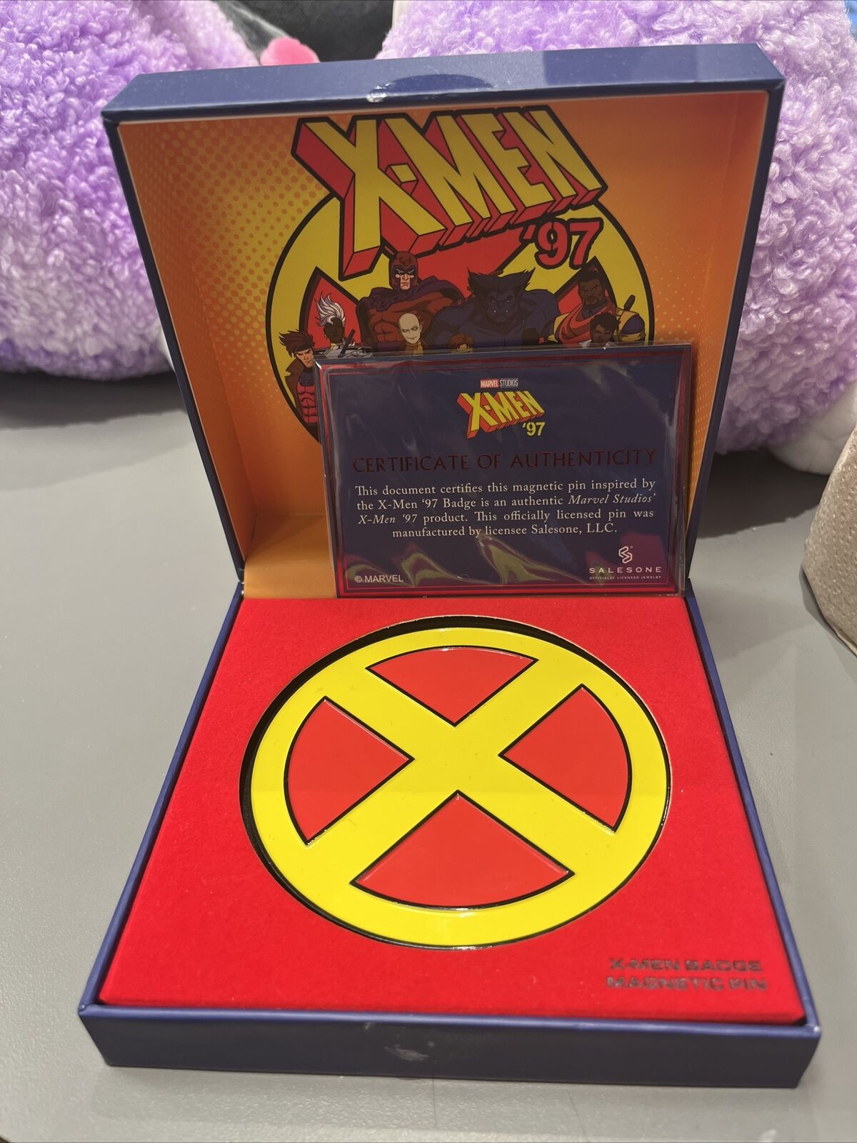 X-Men \'97 Wolverine Cosplay Chestplate Pin Collector\'s Box LIMITED EDITION RARE