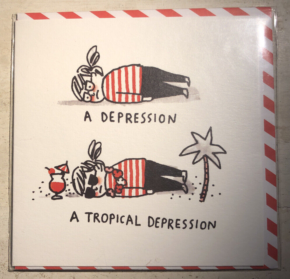 New Notecard ~ A depression A Tropical Depression 