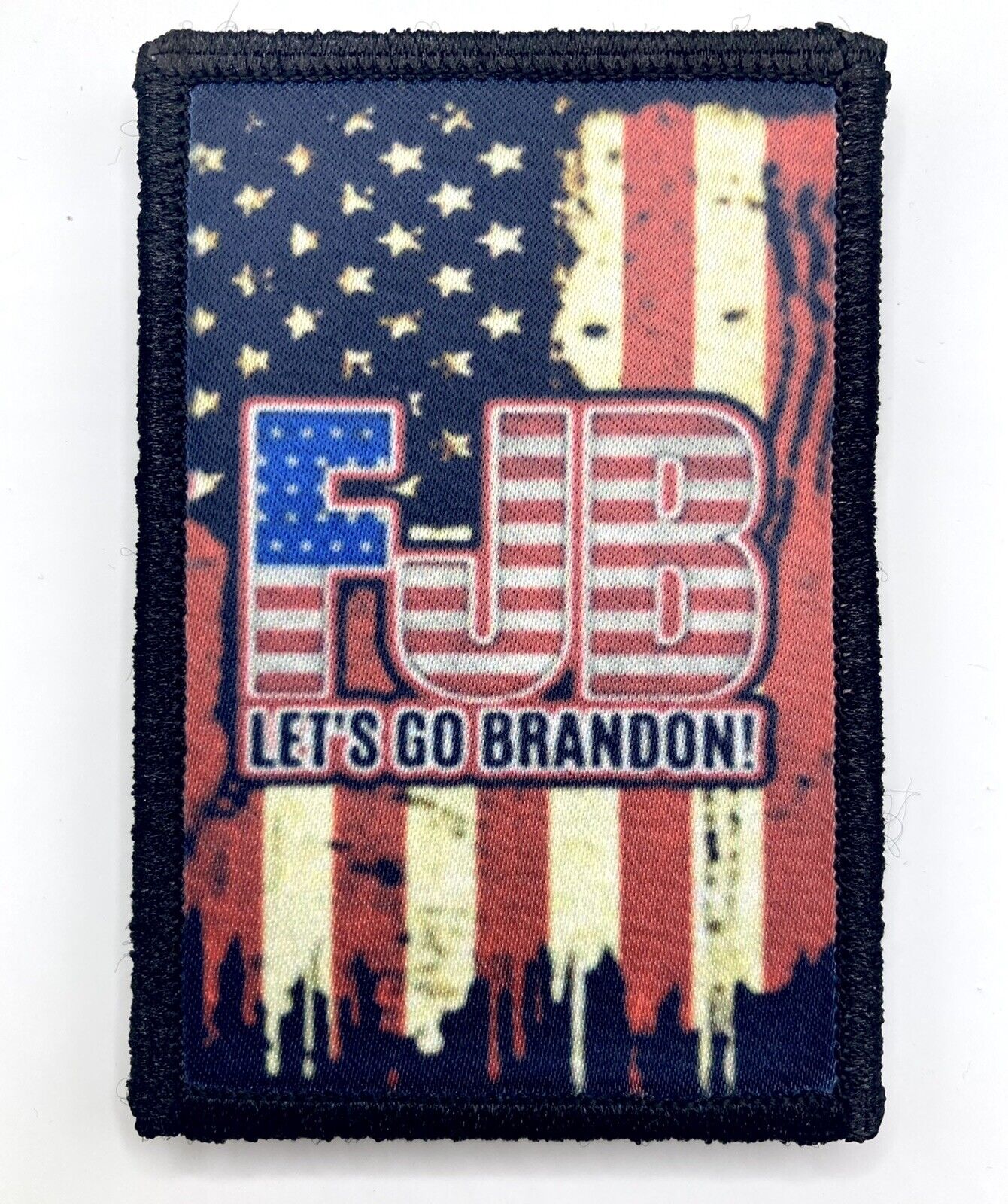 Let's Go Brandon FJB Morale Patch / Military Badge ARMY Tactical Hook & Loop 20
