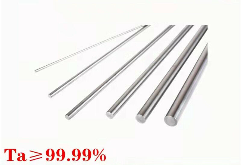 1Pc 10cm Length High Pure 99.99% Tantalum Ta Metal Rod 3mm-10mm Diameter