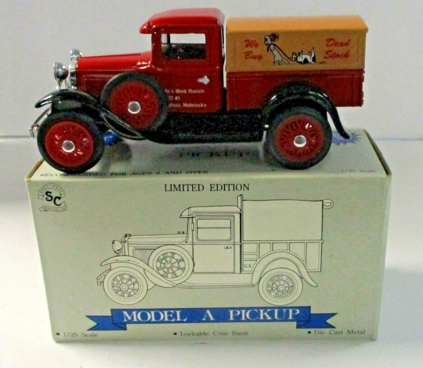 Liberty Diecast Model A Pickup Diecast Toy Bank - Dead Stock - Item No. 1069