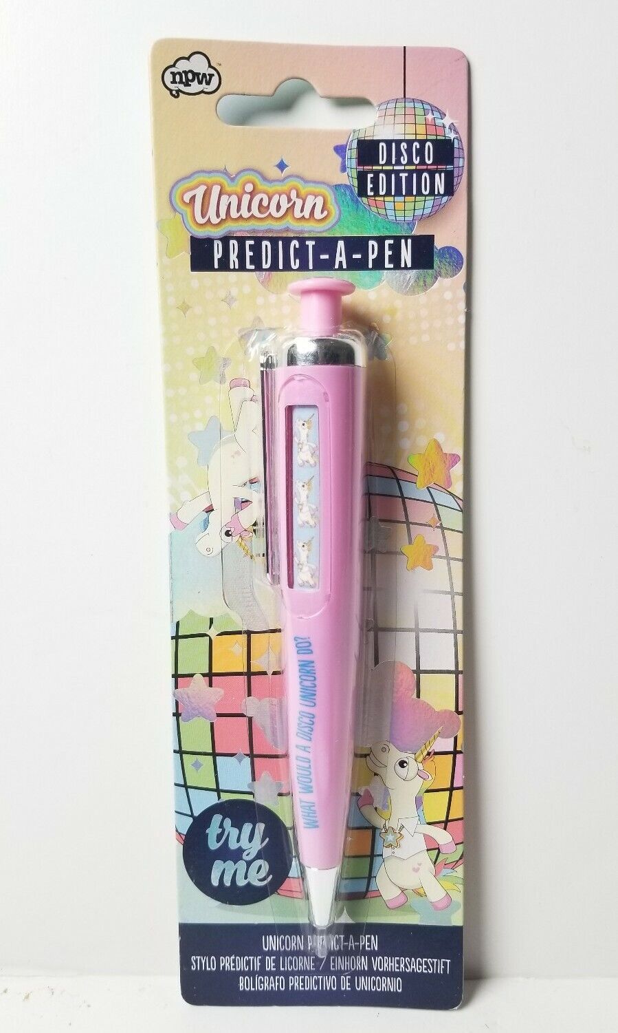 Unicorn Predict A Pen Disco Edition Rainbow Answers Fueled Dance Moves Novelty
