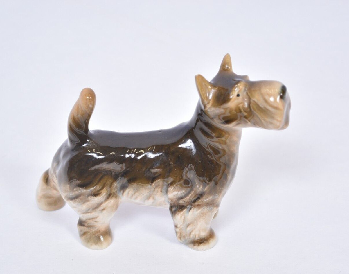 Vintage 4” Scottie/Scottish Terrier Porcelain/Ceramic Made in Japan