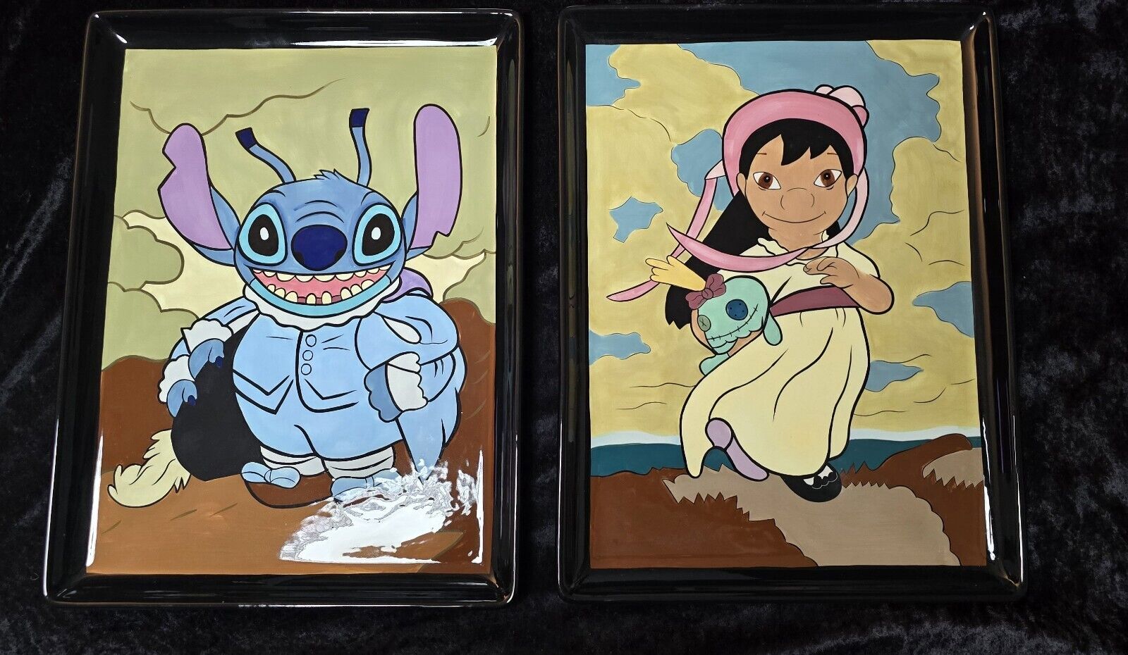 Lilo & Stitch Disney Auction Limited Ed. 250 Platter, Charger set 16.5\