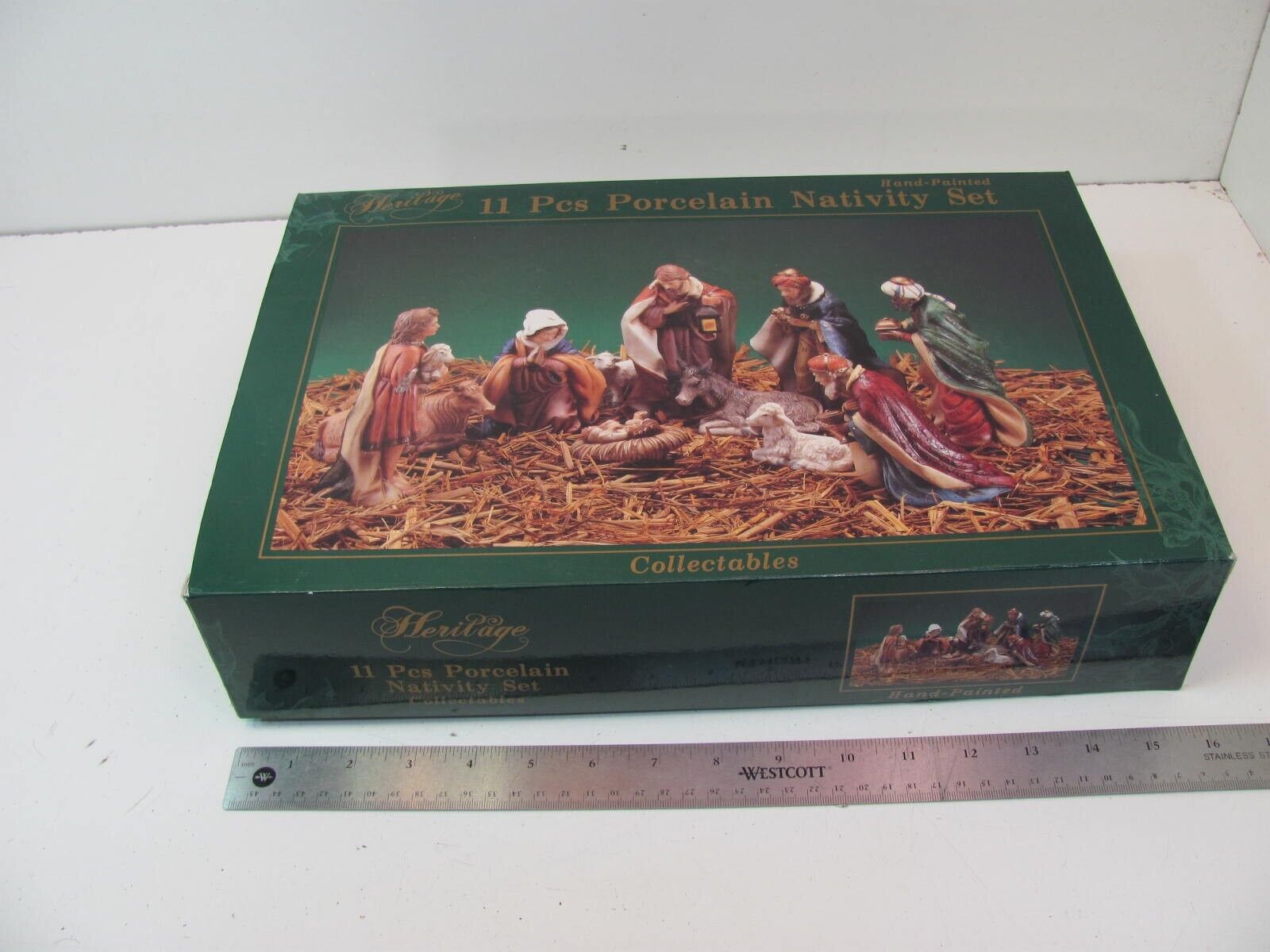 Heritage 11 Piece Porcelain Holy Family Nativity Set O\'Well Hand Painted