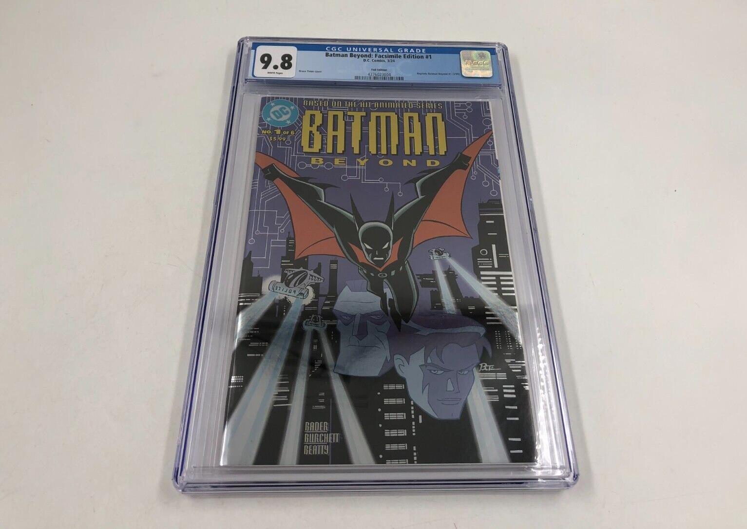 Batman Beyond #1 Facsimile Reprint Foil Variant CGC 9.8