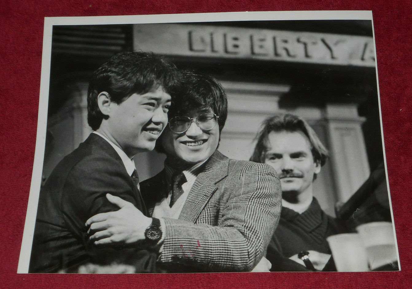 1989 Press Photo Unidentified Reebok Human Rights Award Recipients
