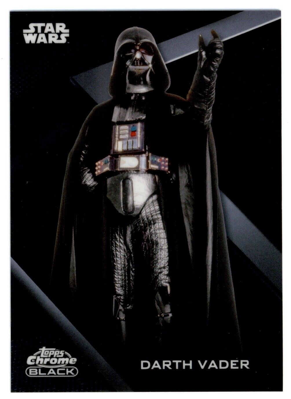 2022 Topps Star Wars Chrome Black Darth Vader #1 Base Card