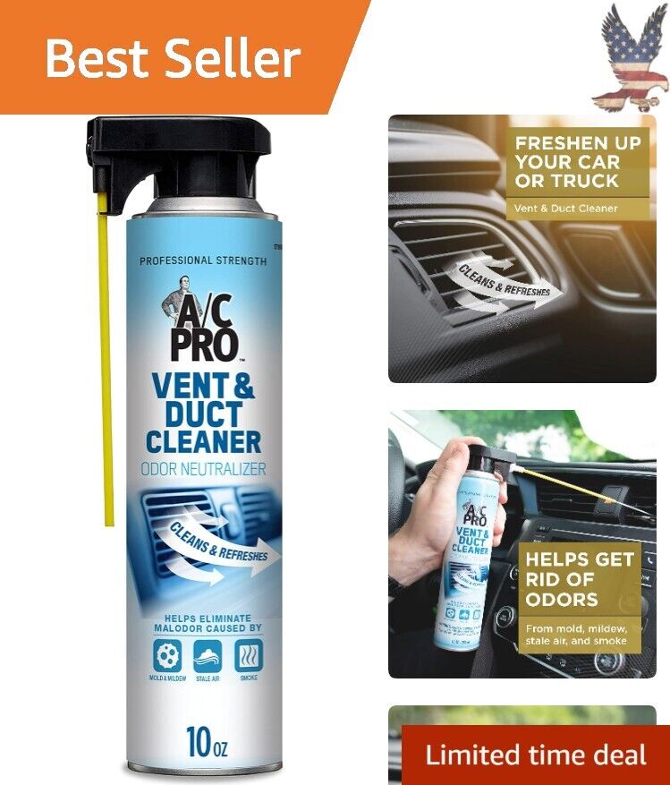 Highly Effective A/C Pro Vent Cleaner - Odor Eliminating - Automotive HVAC