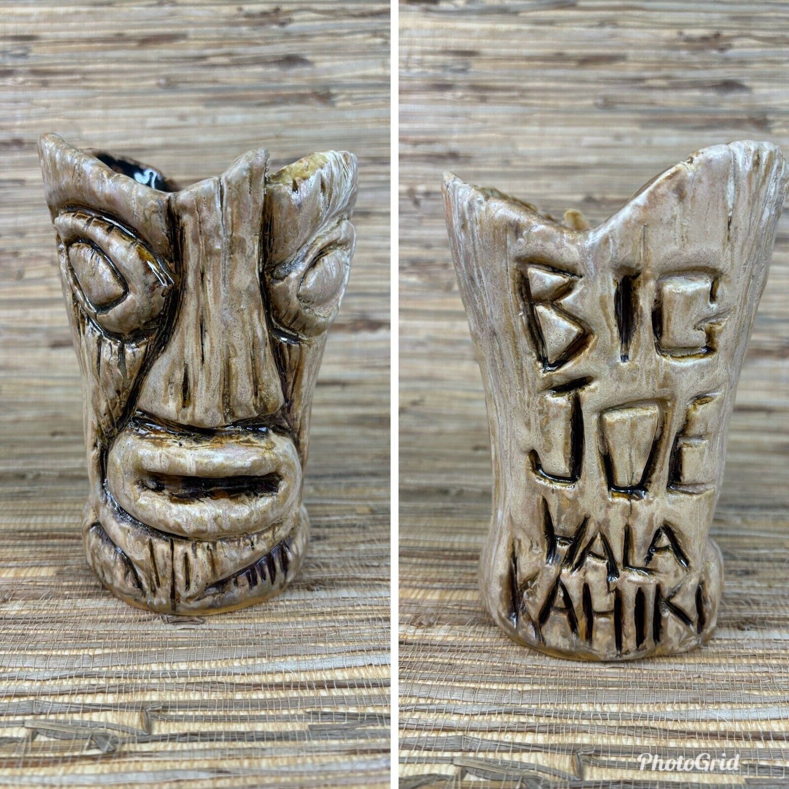 Big Joe Tiki Mug from Hala Kahiki Chicago Tiki Bar Based on Big Joe Tiki Carving