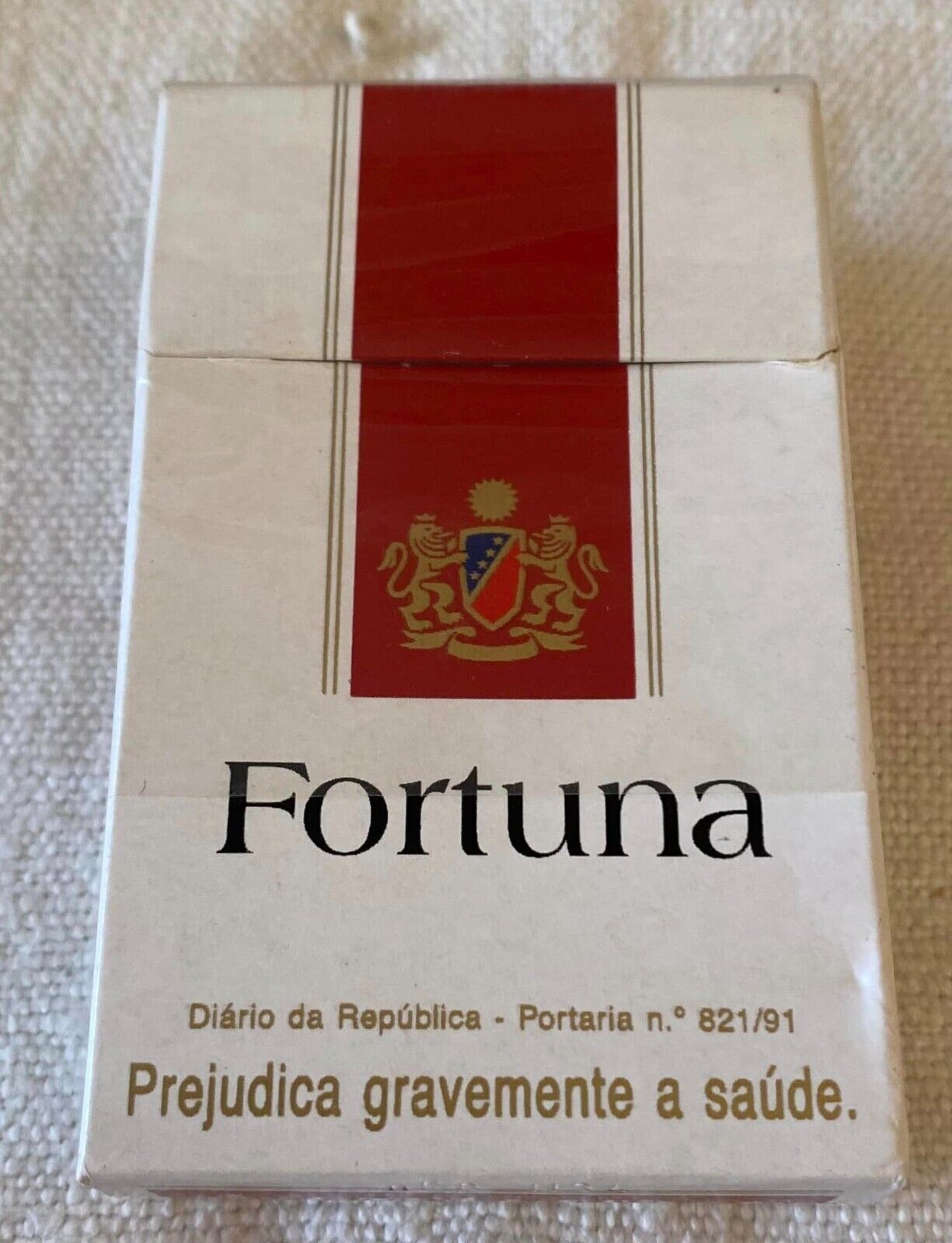 Vintage Fortuna Extra Cigarette Cigarettes Cigarette Paper Box Empty Cigarette