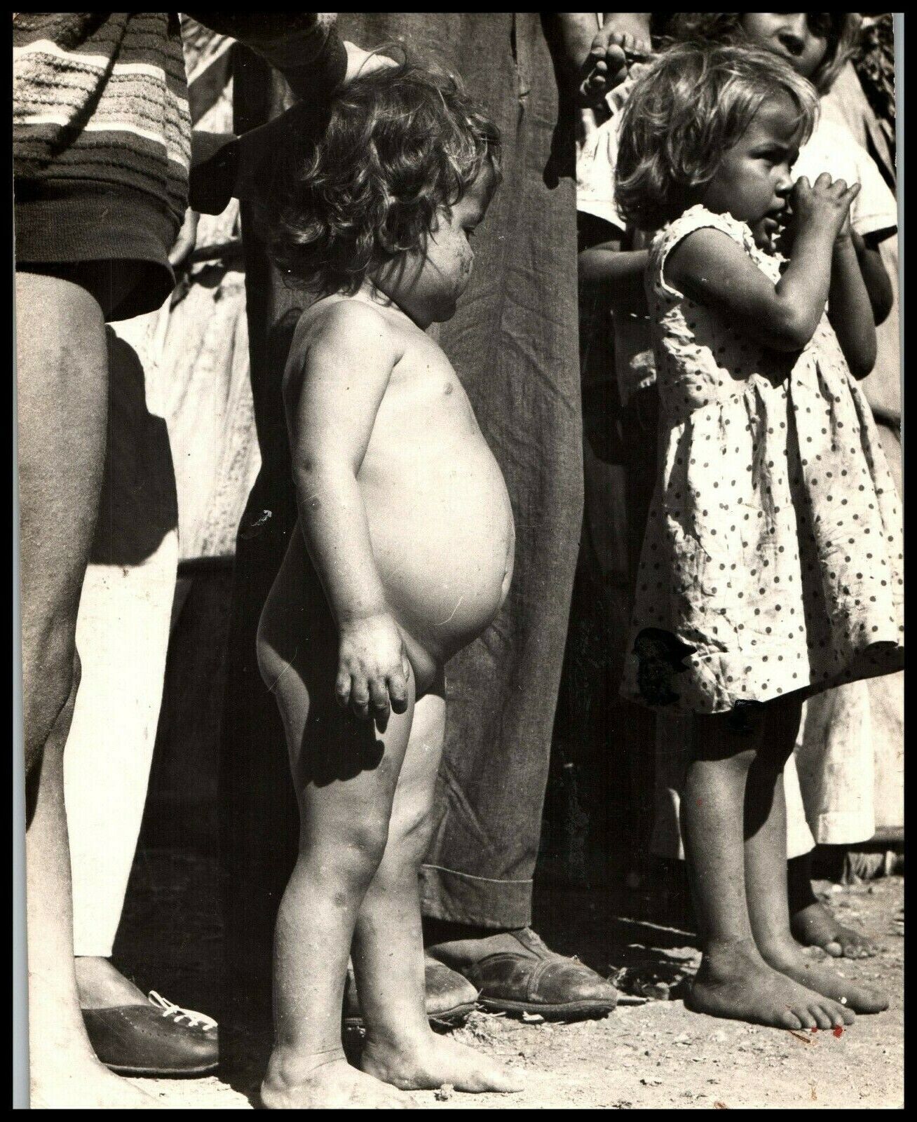 PEASANT POPULATION CHILDREN SOCIAL EXCLUSION & POVERTY CUBA 1950s Photo Y 171