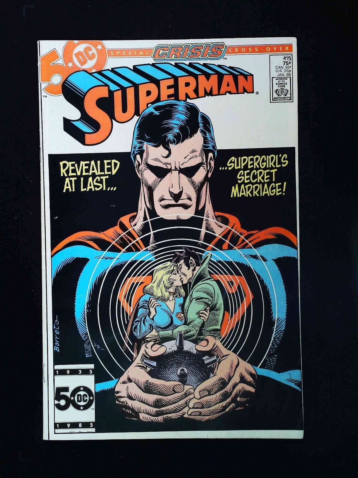 Superman #415  Dc Comics 1986 Fn+