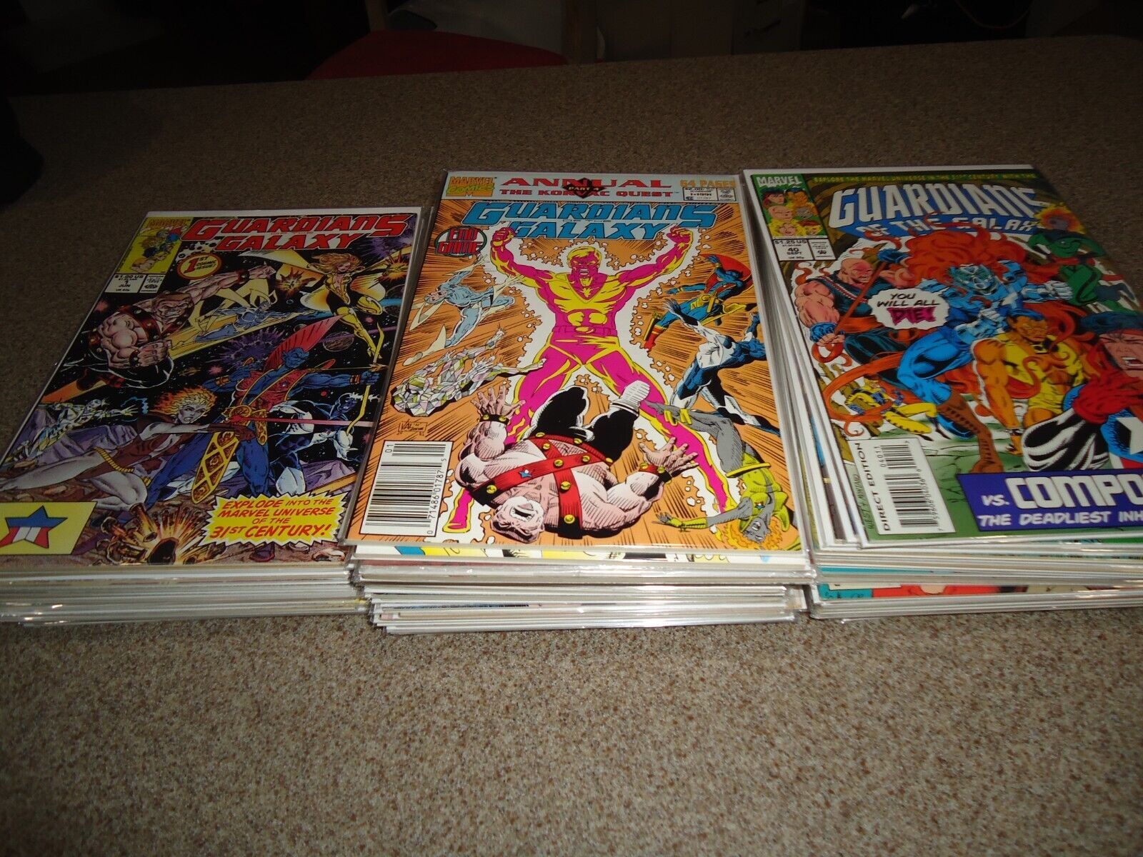 GUARDIANS OF THE GALAXY COMPLETE SERIES 1-62 + ANNUALS