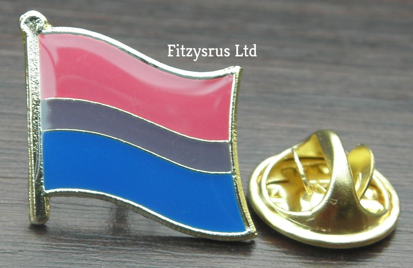 Bisexual Flag Lapel Pin Badge Bi Sexual Pride LGBT Diversity Symbol Sign Brooch