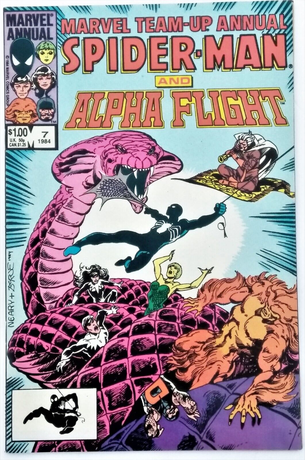 Marvel Team Up Annual #7 1984 Spider-Man & Alpha Flight Collector High Grade