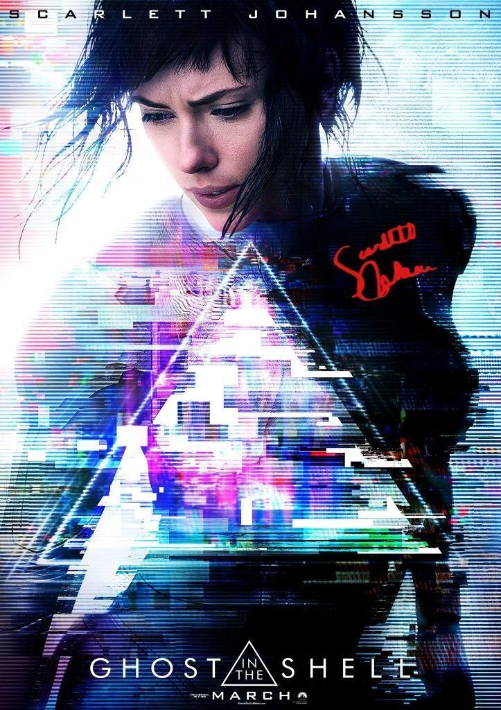 GHOST IN THE SHELL SIGNED PHOTO POSTER 12