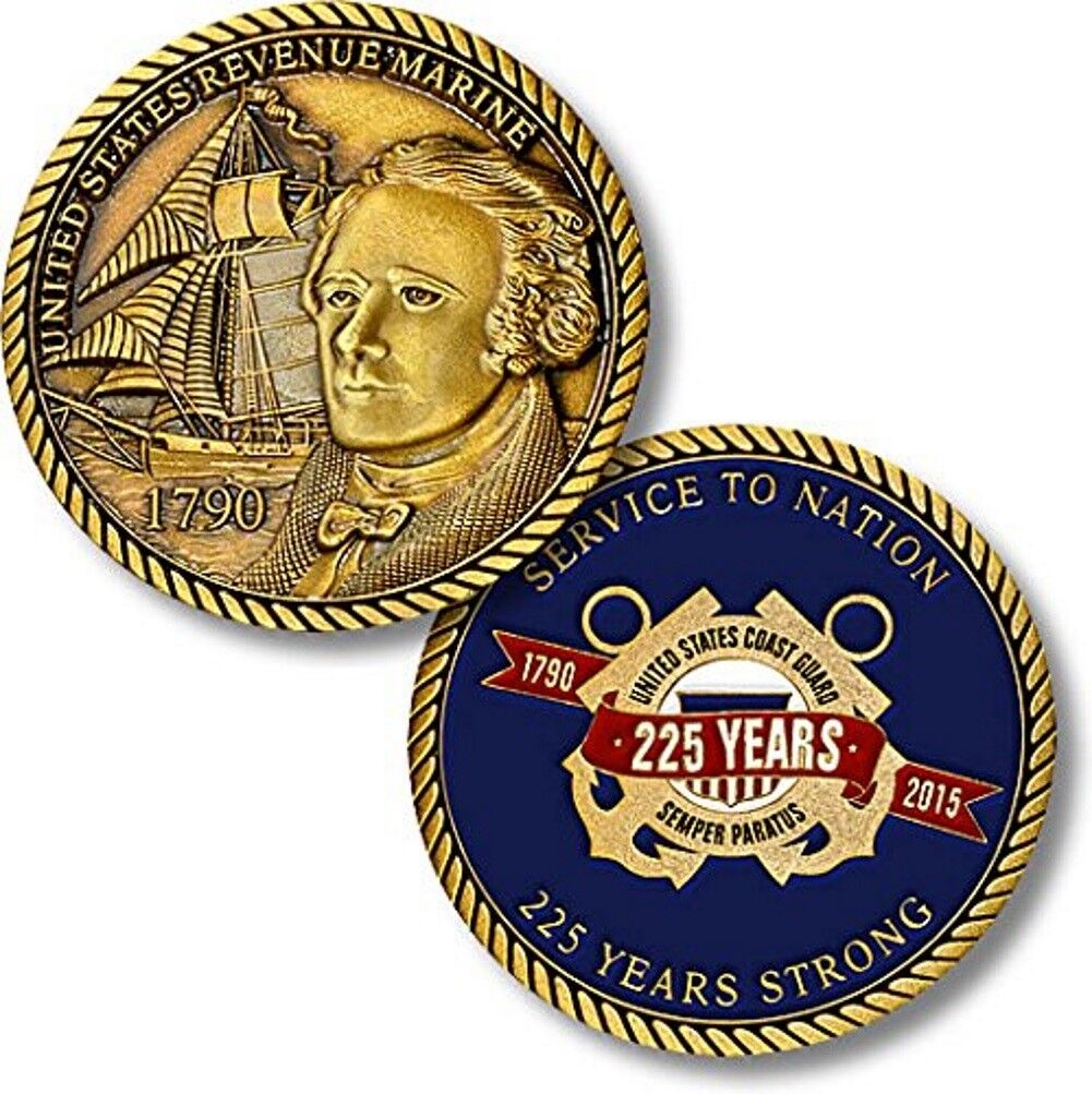 NEW USCG United States Coast Guard 225 Years Service Challenge Coin.