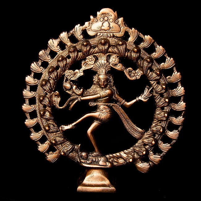 [Vintage Japan Item] Dancing Shiva Approx. 30Cm / Statue God Nataraj Hinduism Na