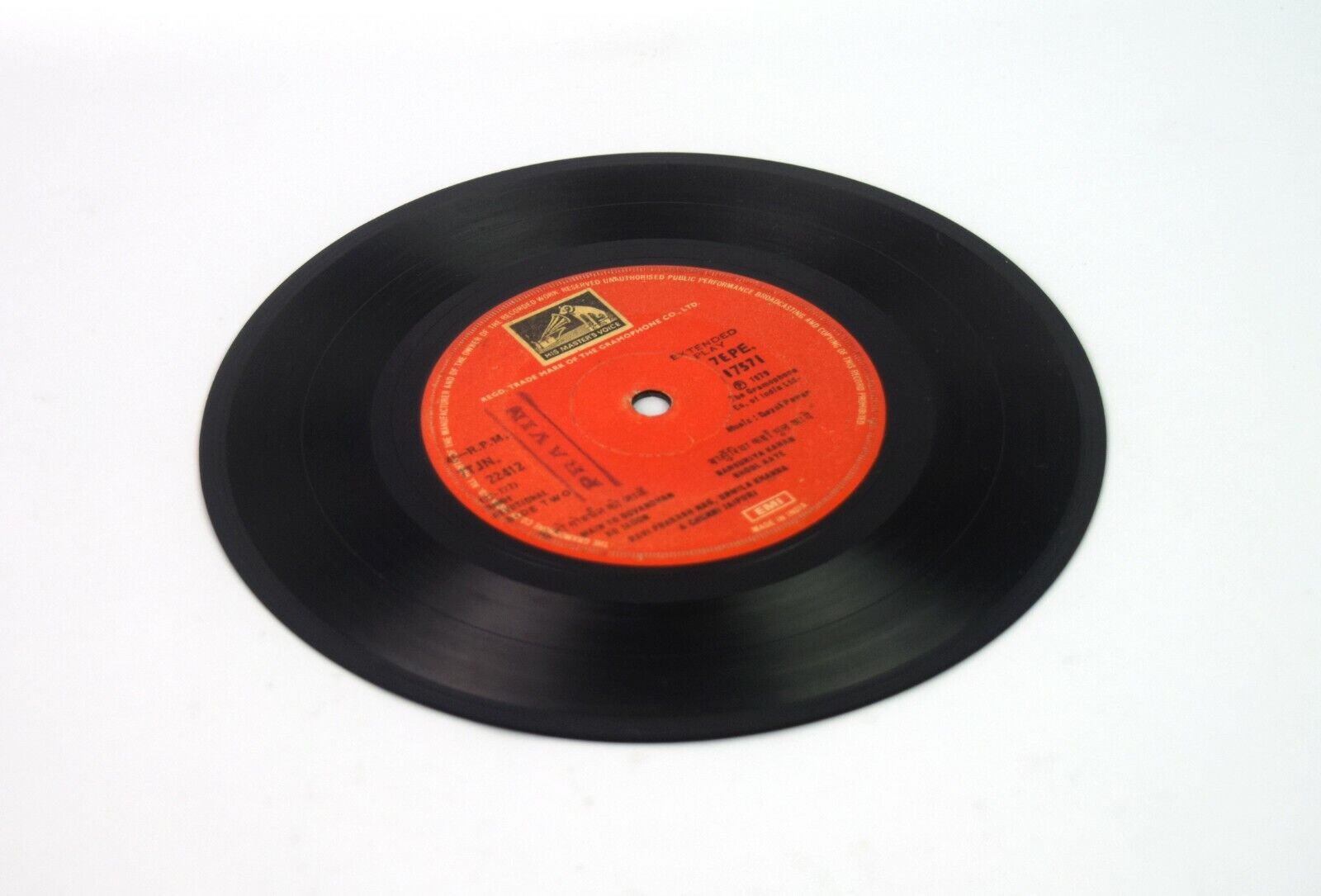 Indian Vintage Bollywood Song Gramophone Music Record Collectible i46-156 US
