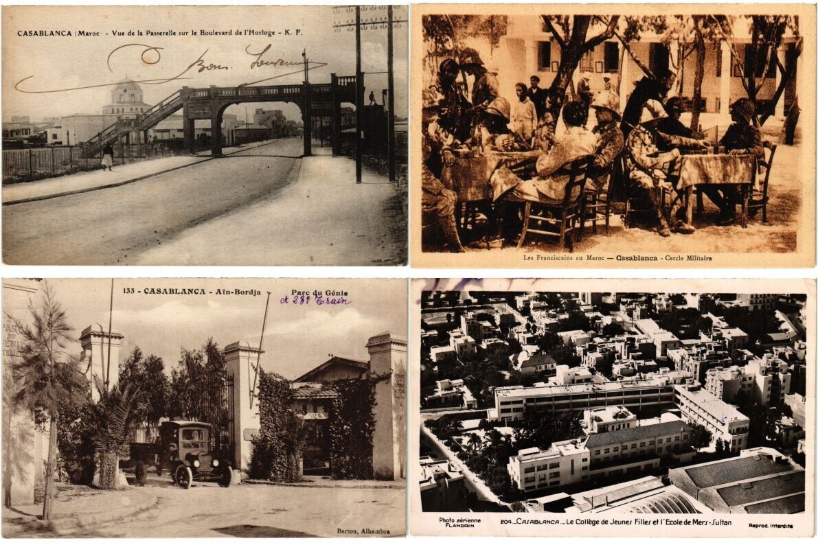 CASABLANCA MOROCCO AFRICA, 160 Vintage Postcards Mostly Pre-1940 Part 1 (L7113)