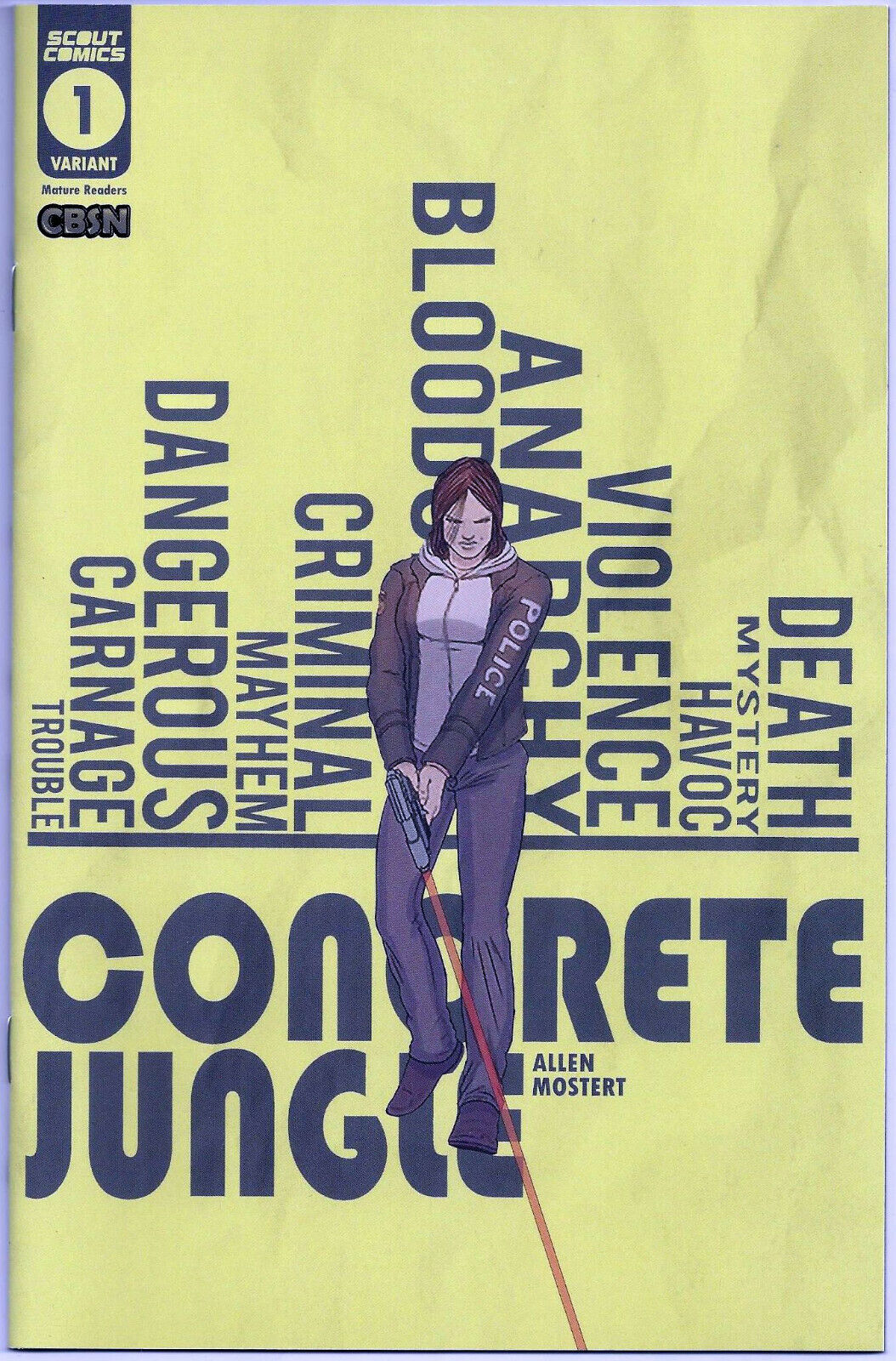 Concrete Jungle #1 - CBSN Exclusive Scout Comics - NM 