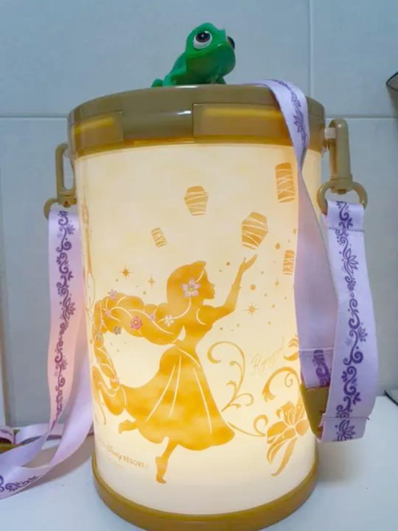 Tokyo Disney resort tangled Rapunzel lantern popcorn bucket Used JP