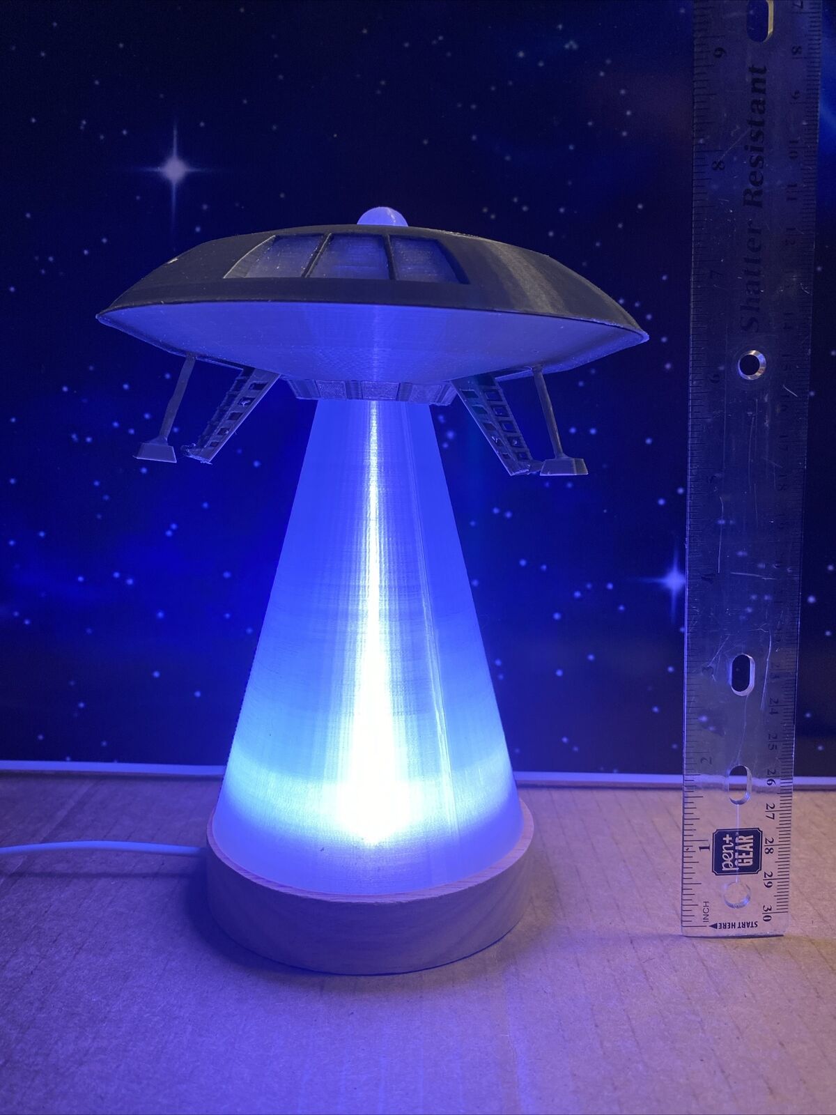 Jupiter  2 spaceship Tribute, Jupiter, Two Desk Lamp, Lost In Space Tribute