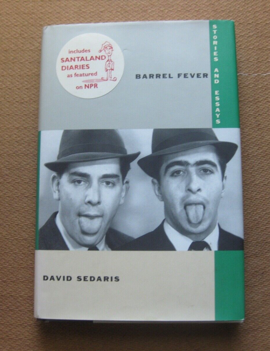 SIGNED  - BARREL FEVER stories by David Sedaris - 1st 1994 HCDJ stories