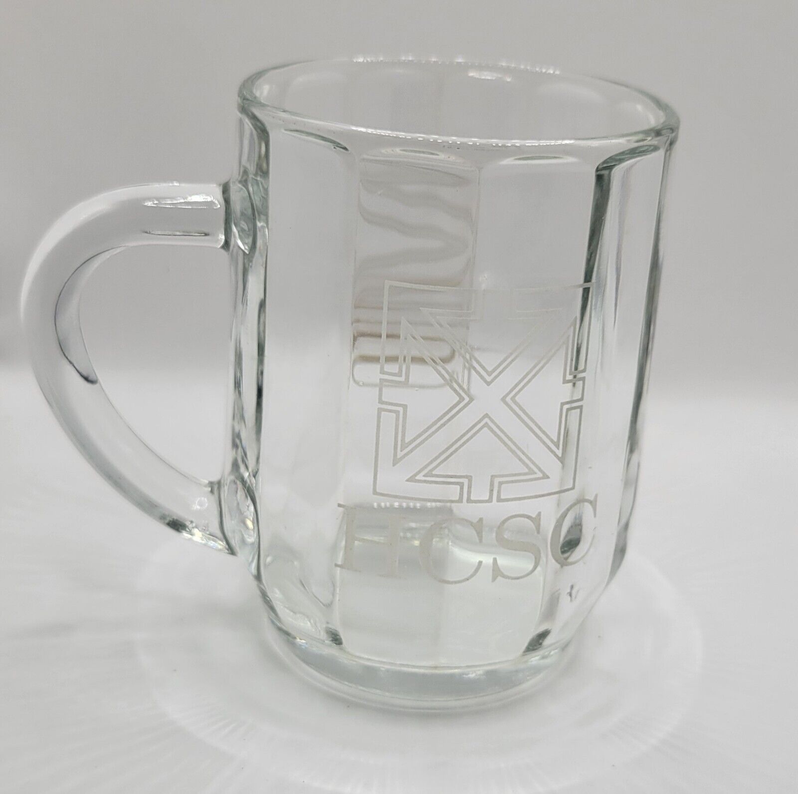 HCSC Health Care Service Corporation Vintage Glass Clear Mug Box L