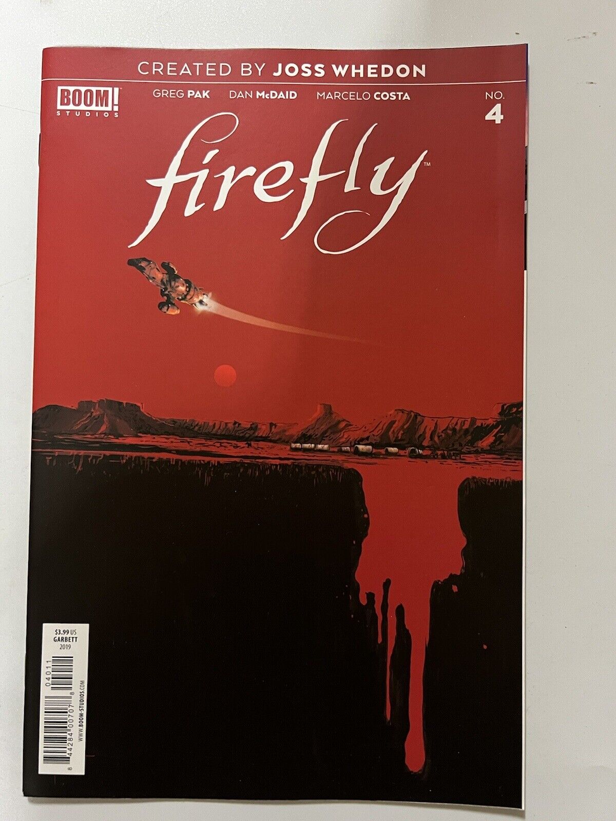 FIREFLY #4 Boom Joss Whedon Grek Pak Lee Garbett Cover A 1st Print Unread NM+ |