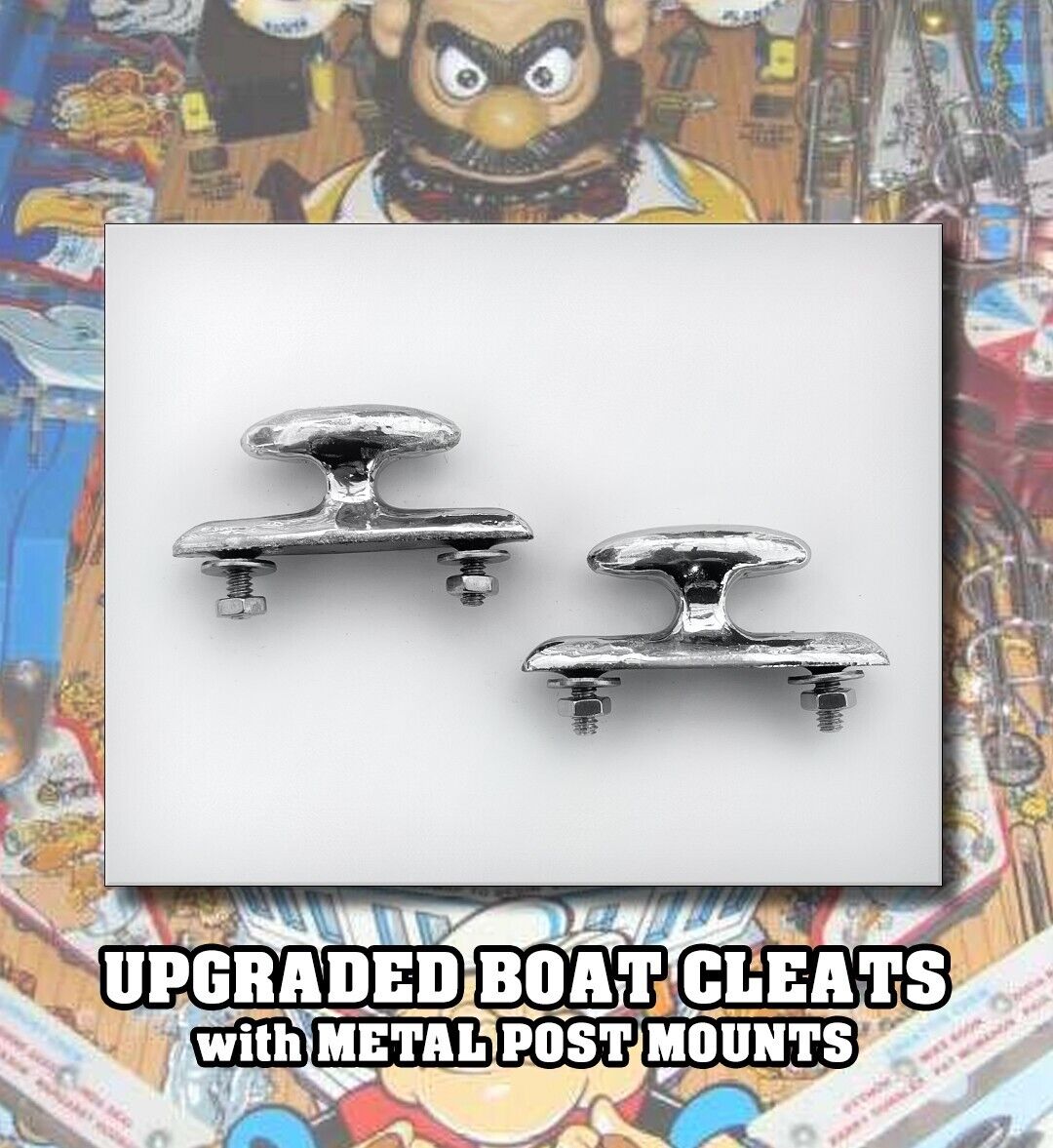 Popeye Saves the Earth Pinball Upgraded Replacement Playfield Boat Cleats