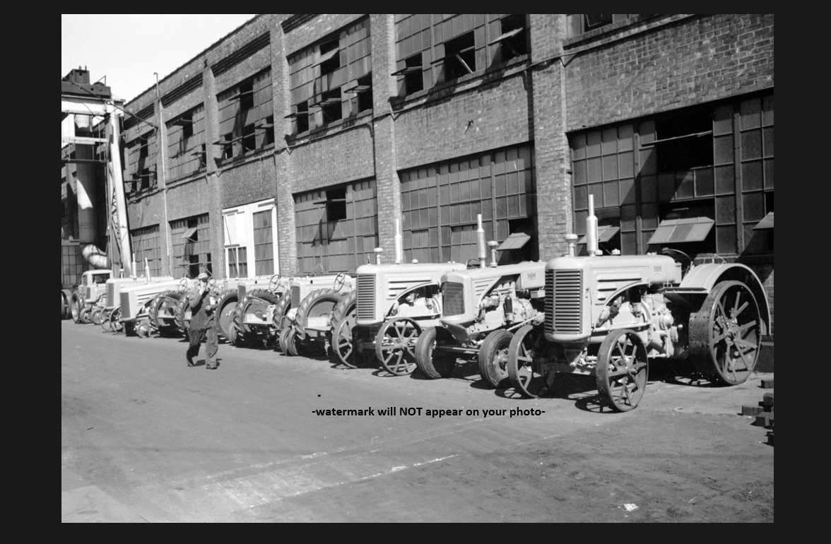 1939 Great Depression Tractor Factory PHOTO Moline Farm Tractor Minnesota