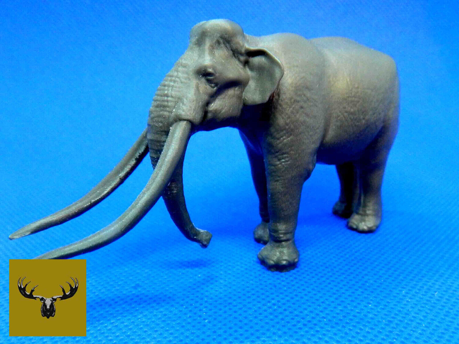 Giant, Extinct, Straight Tusk Elephant Model in 1/64 scale Cast in Resin