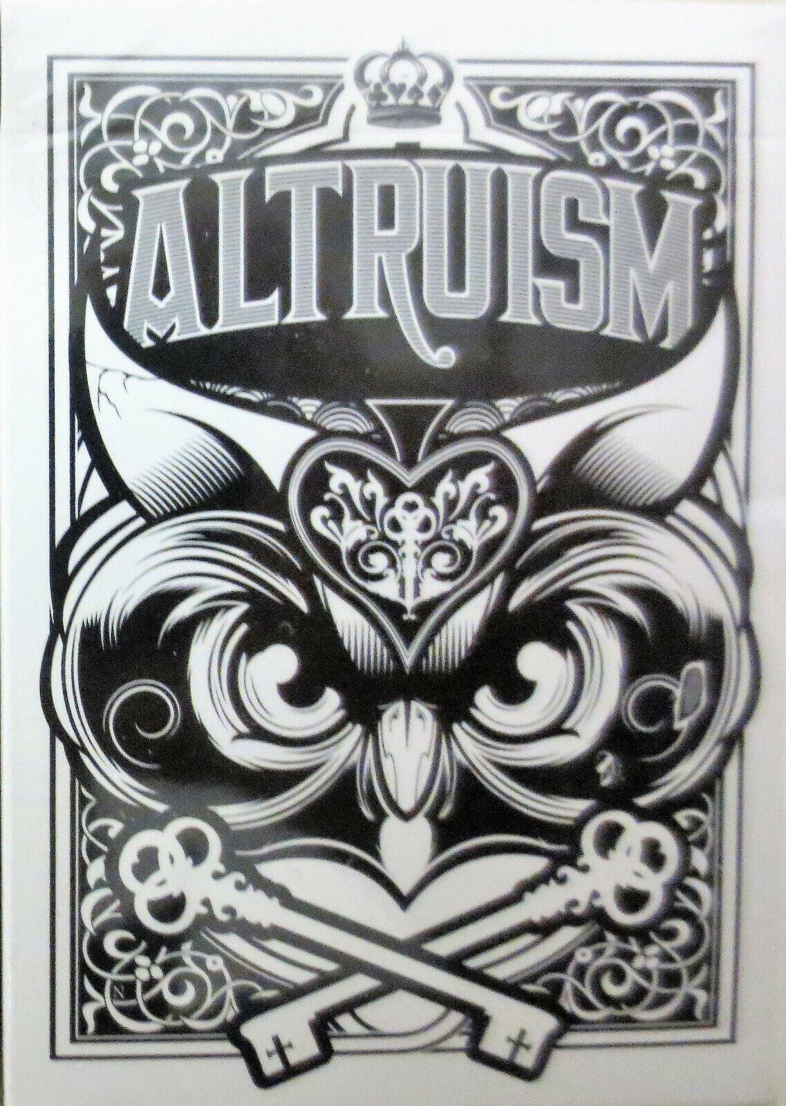 Altruism White Snow Owls Playing Cards Deck