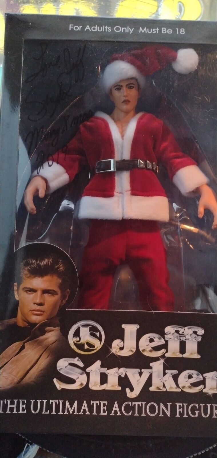 12 Jeff Stryker Santa Action Figure  NIB Limited Edition 