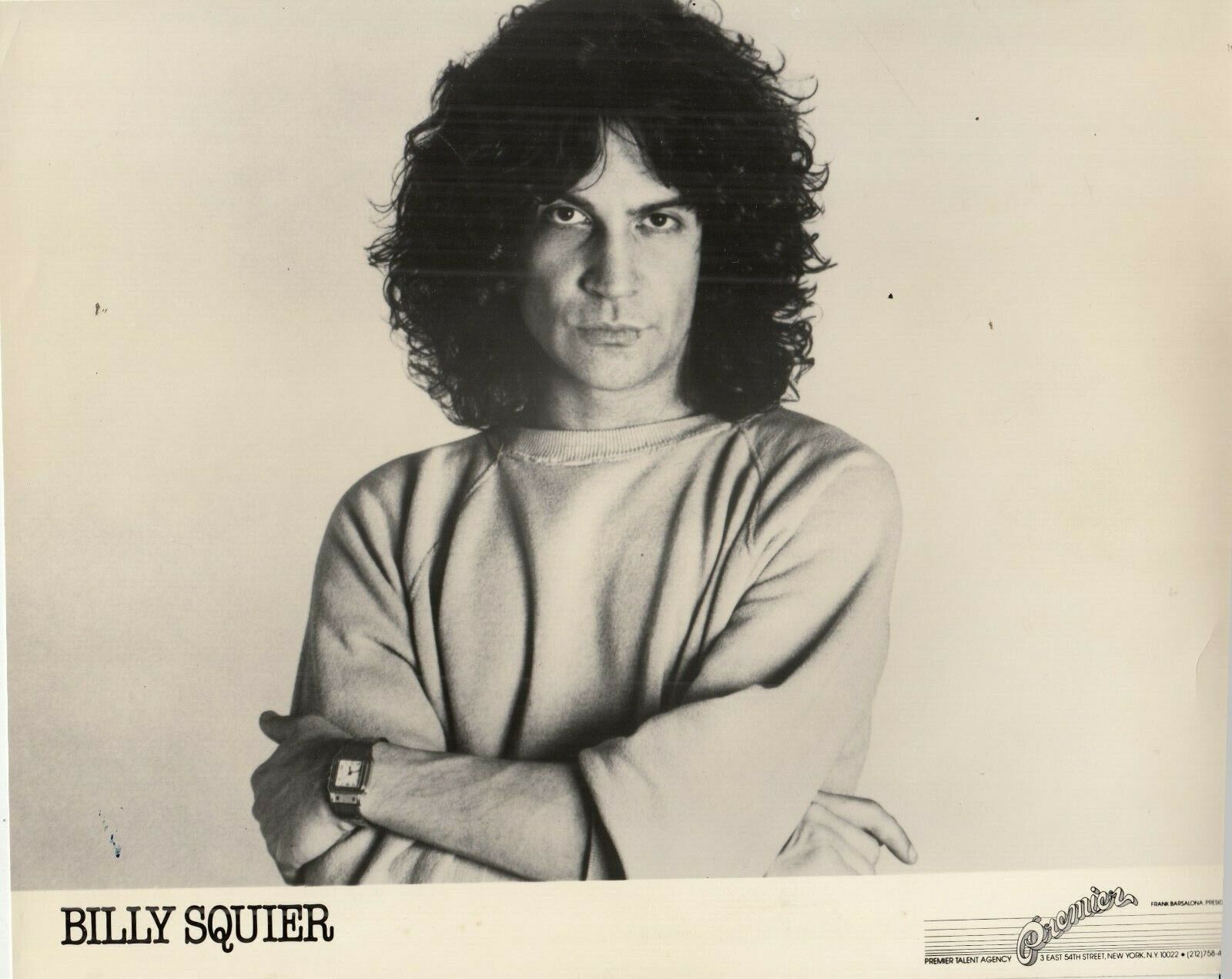 1982 Press Photo Rock entertainer, Billy Squier - 8x10 