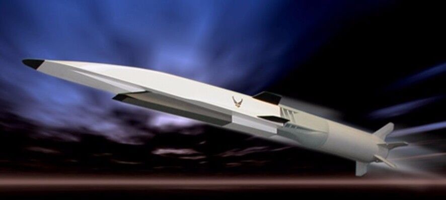 Boeing X-51-A Waverider Robotic Flight Aircraft Wood Model 
