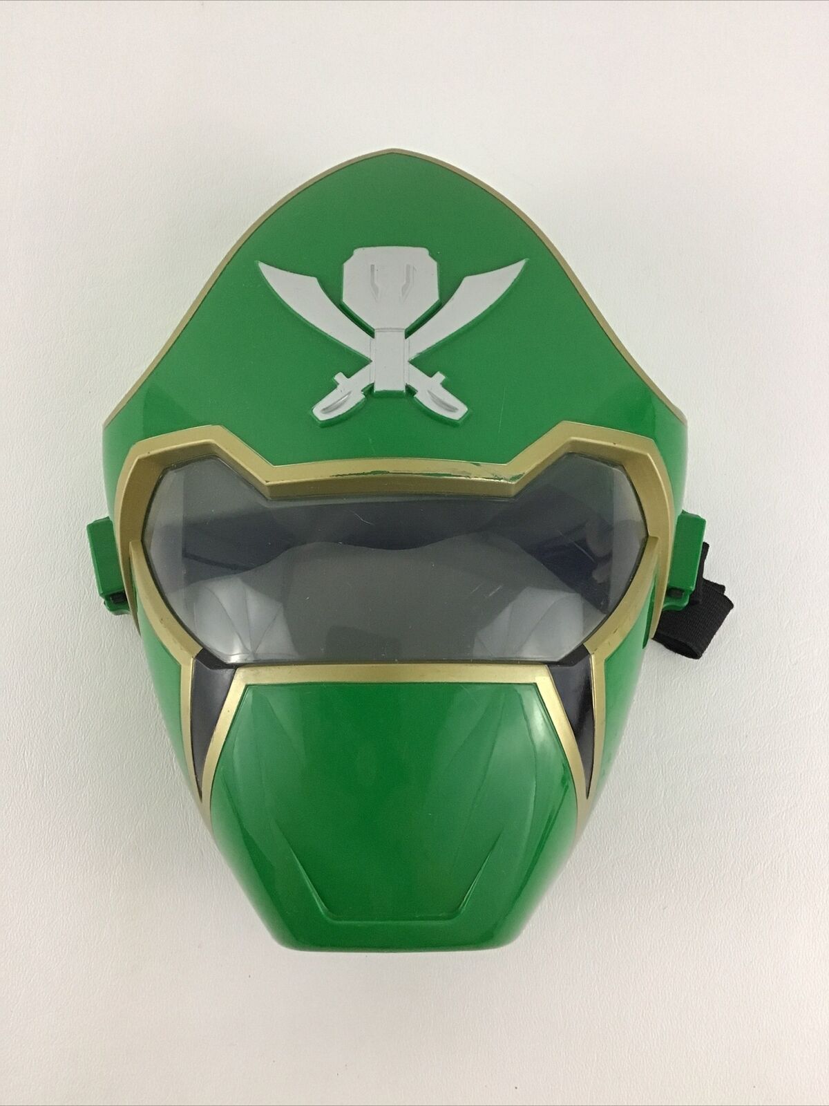 Power Rangers Super Megaforce Green Ranger Mask Roleplay Bandai 2013 Halloween