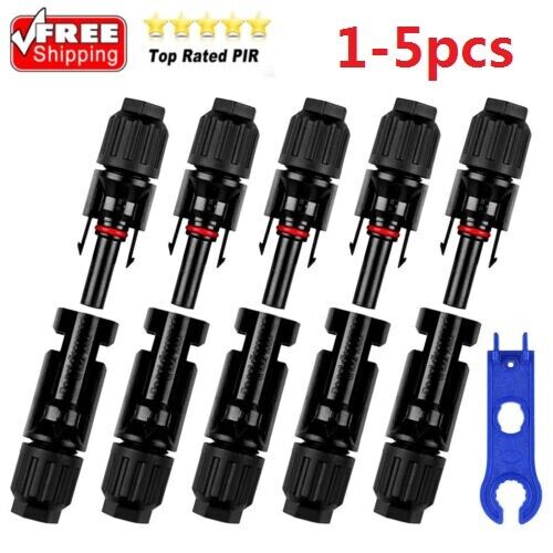 5PCS Waterproof Photovoltaic Solar Panel Connector Wrench Set Mount Plug Adapter