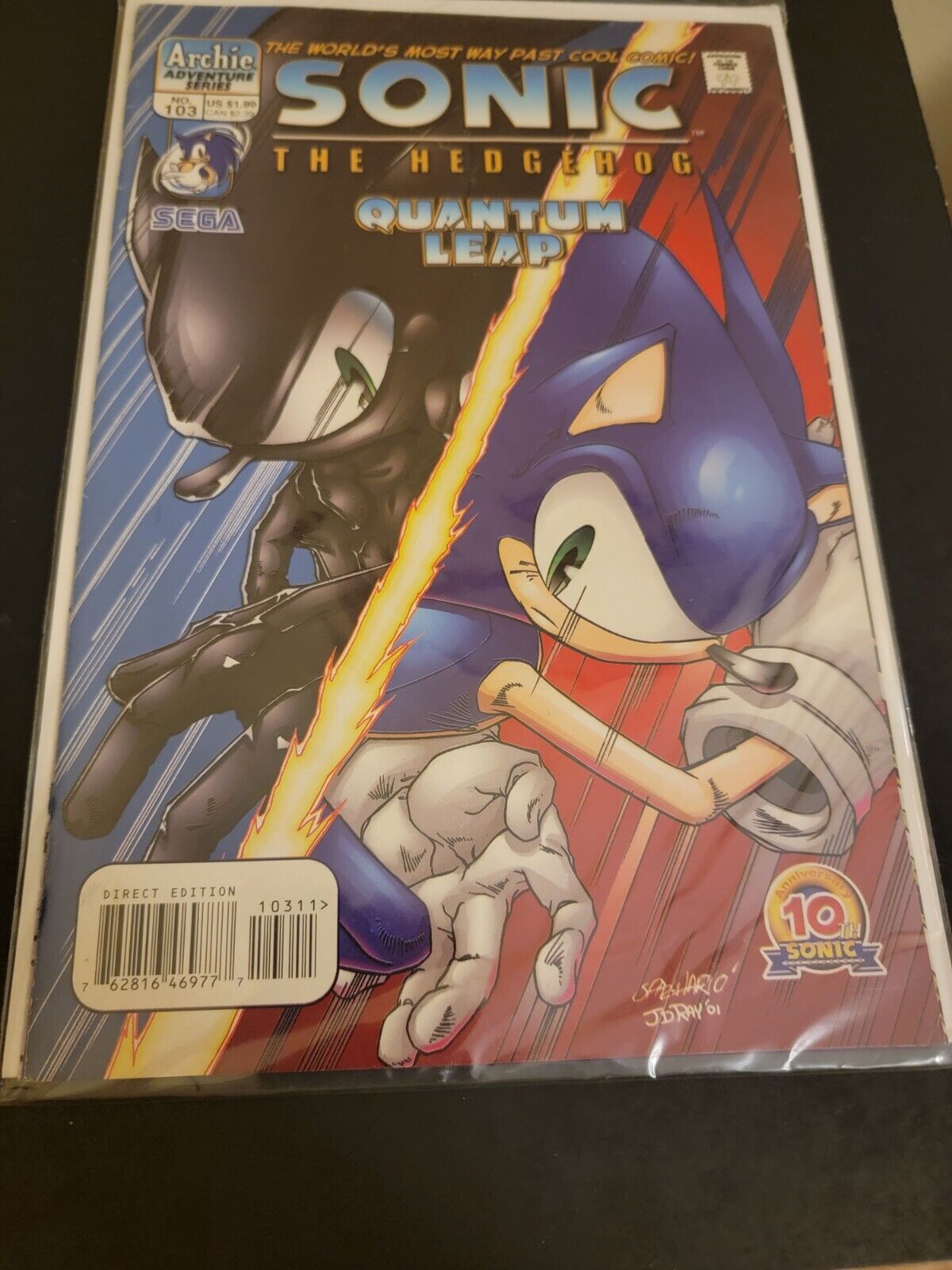 Sonic The Hedgehog  Comic Quantum Leap